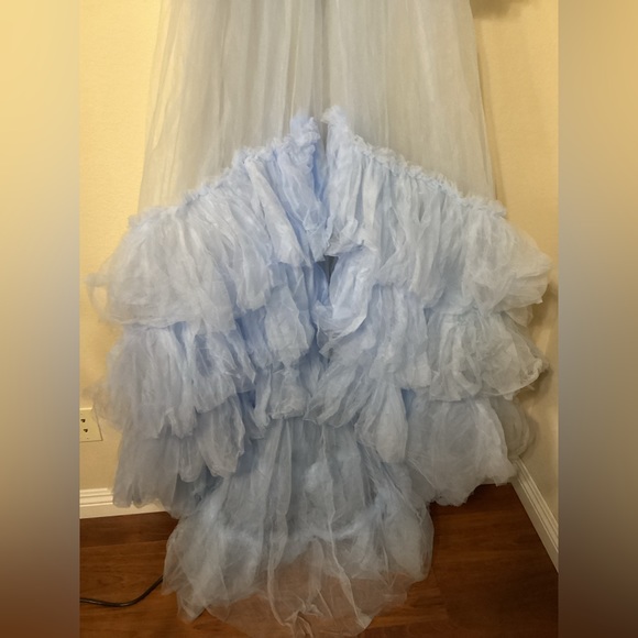 Pregnant photos blue dress size medium - Picture 2 of 11